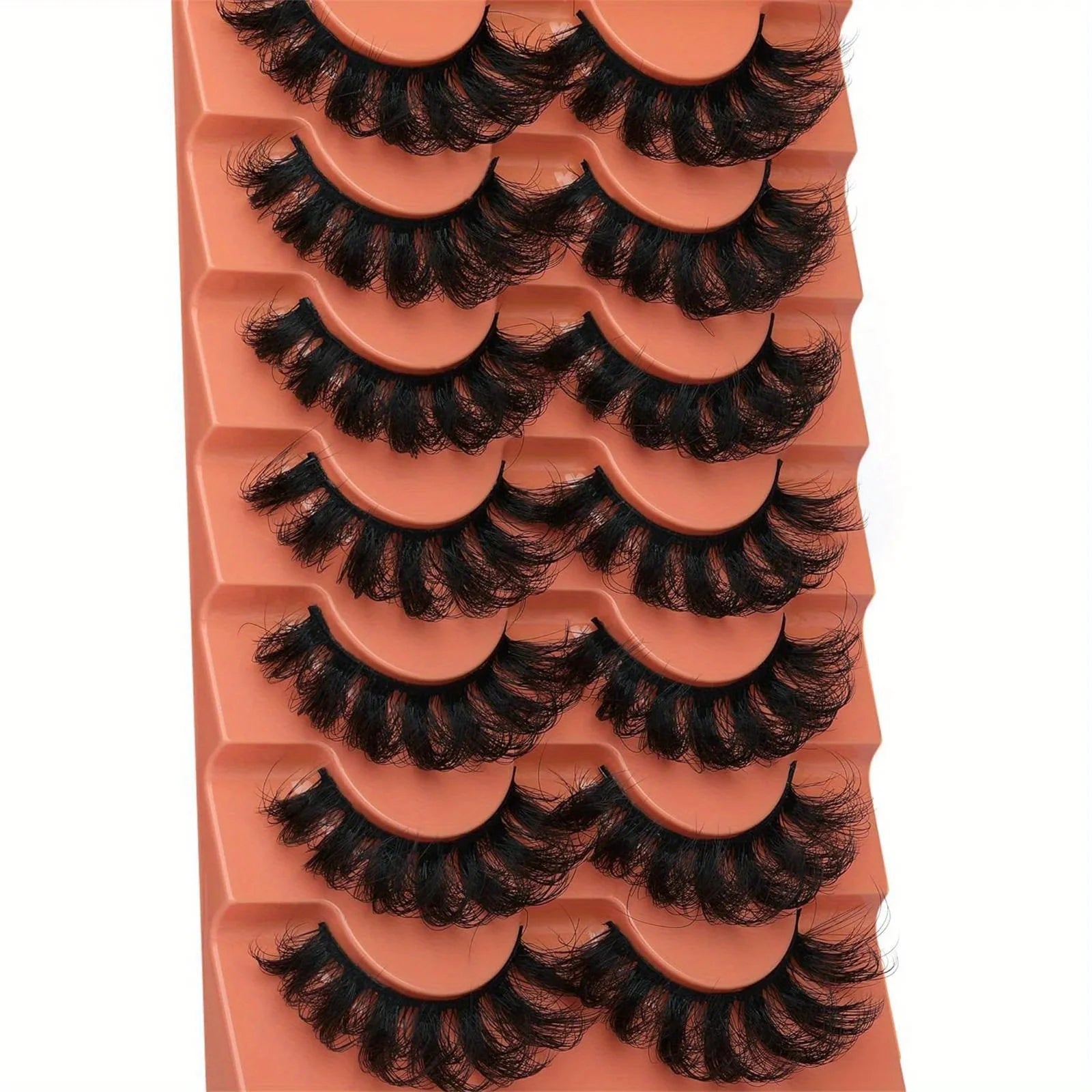 3Boxes(21Pairs) Fluffy False Eyelashes