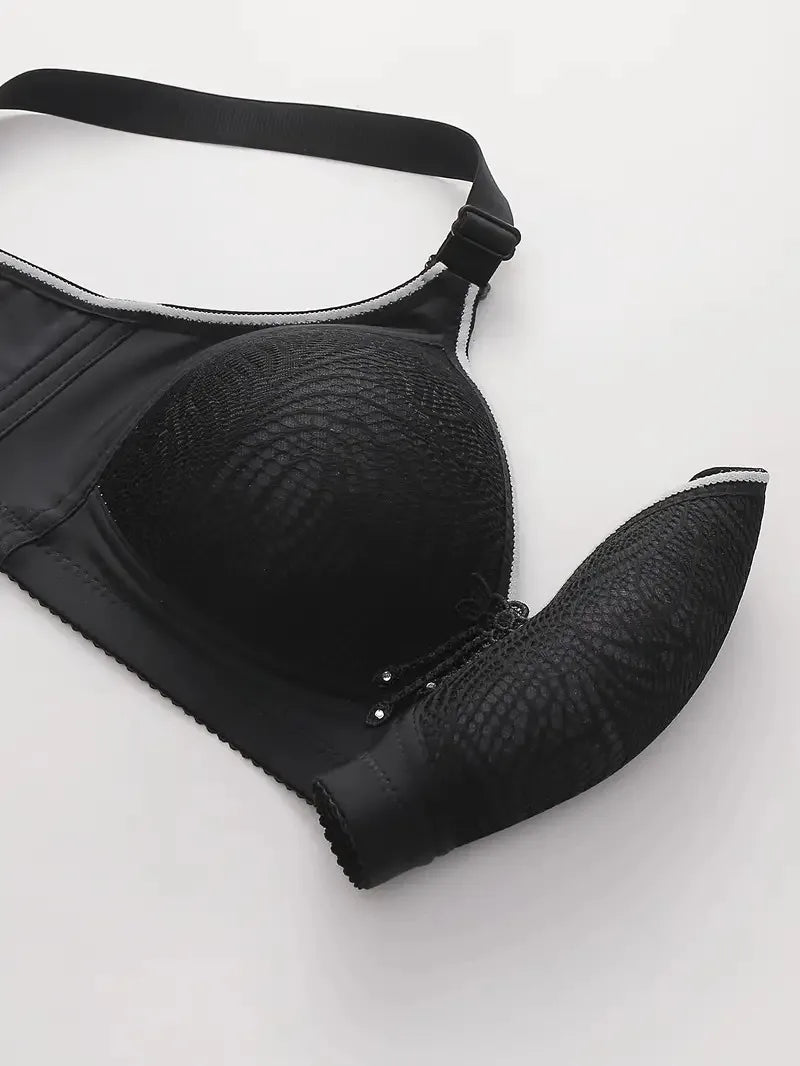 Elegant Jacquard Bra