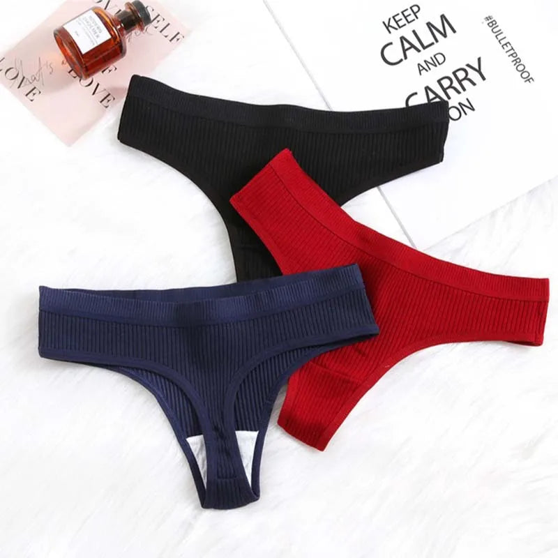 3Pcs/Lot Women's Panties, Cotton Underwear