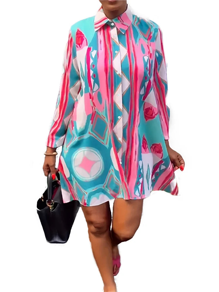 Loose Shirt Dress