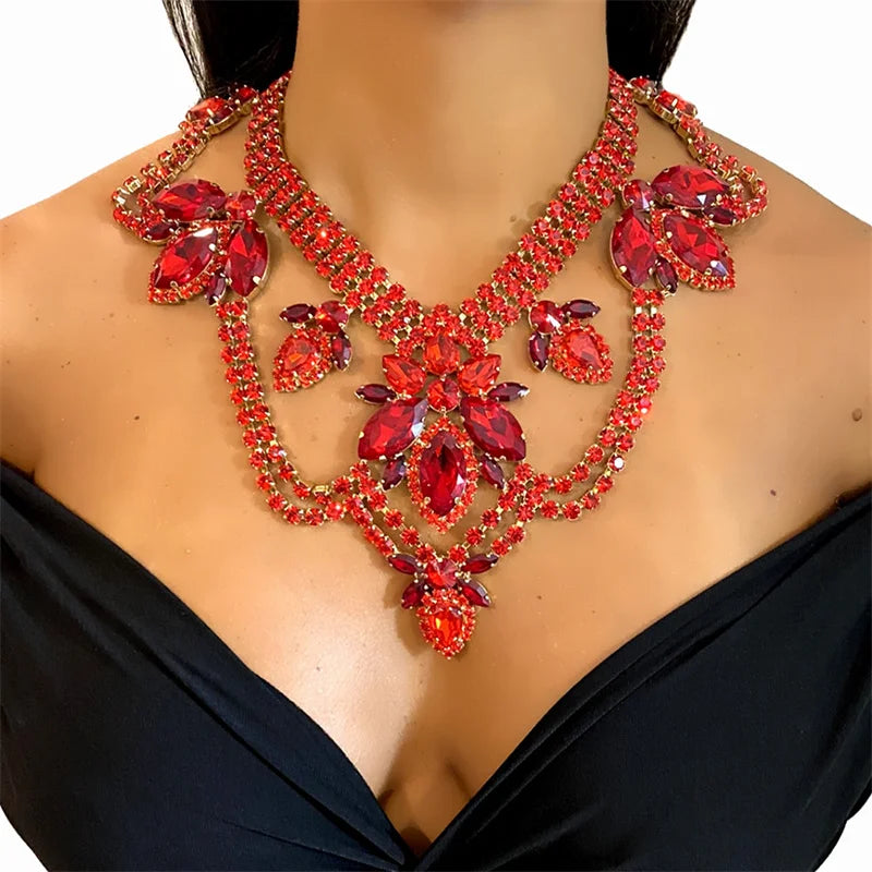 Rhinestone necklace